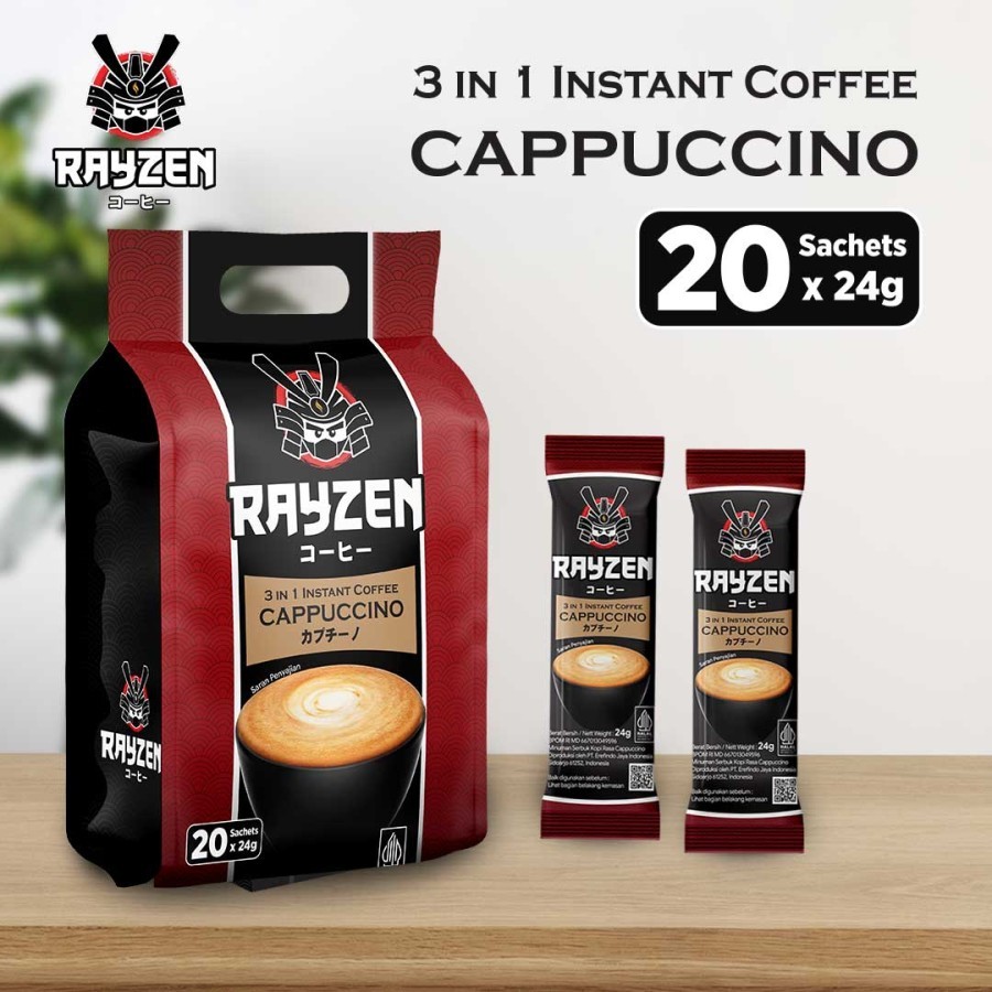 

Kopi Instant Rayzen 3 in 1 Cappuccino