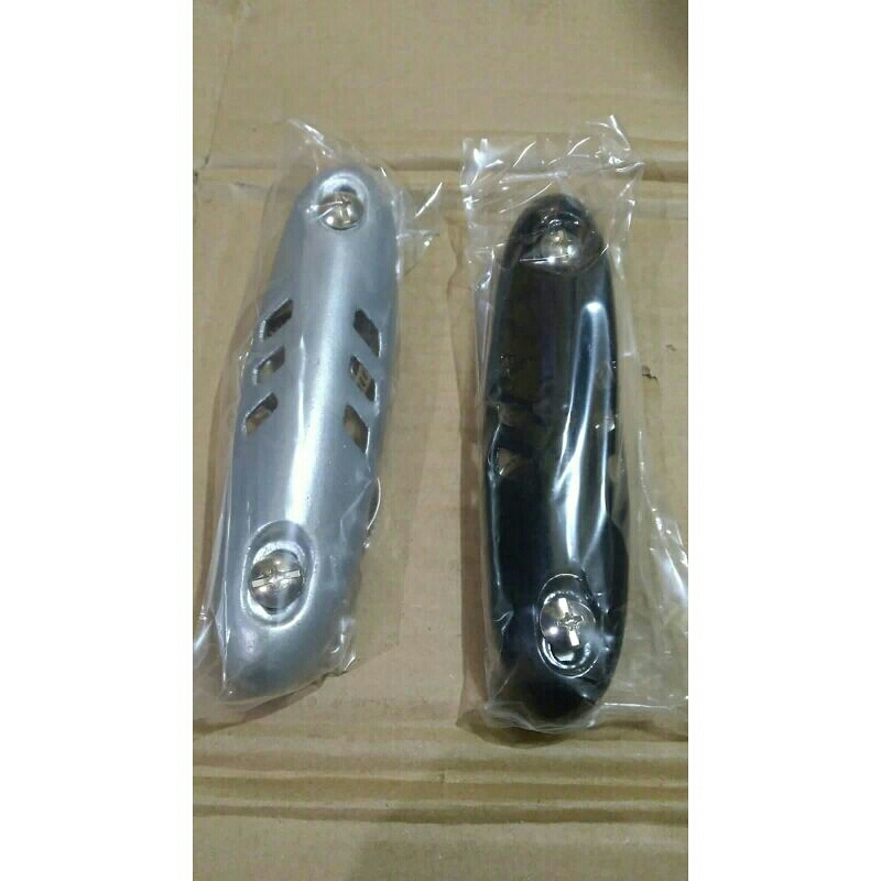 cover knalpot klx dan crf cover leheran knalpot anti panas
