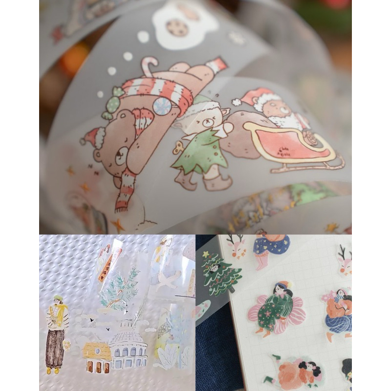 

Sample Christmas Sho Little Happiness Collection PET Tape perloop