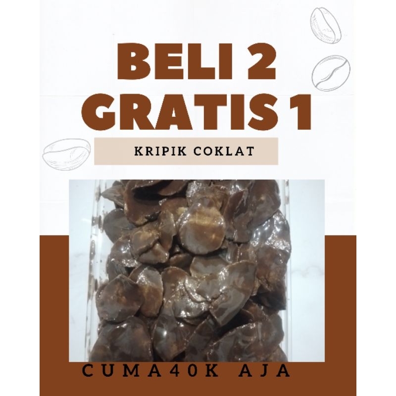 

beli 2 gratis 1 kripik pisang coklat 150gram