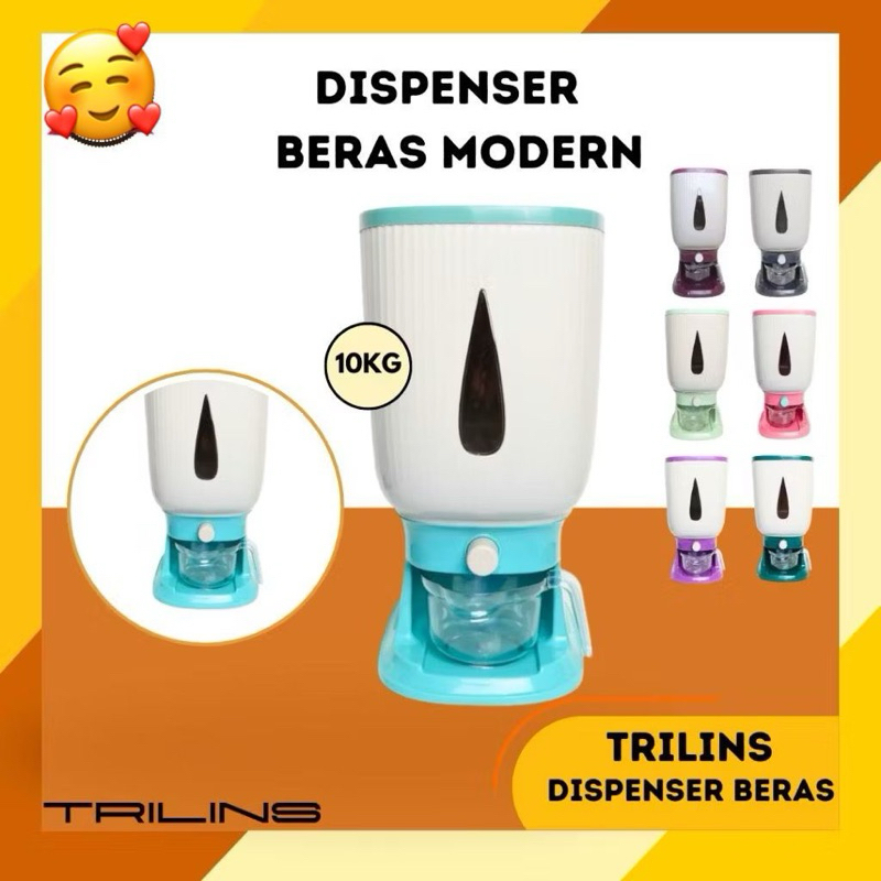 Dispenser Beras TRILINS / Dispenser Beras 10kg / dispenser beras