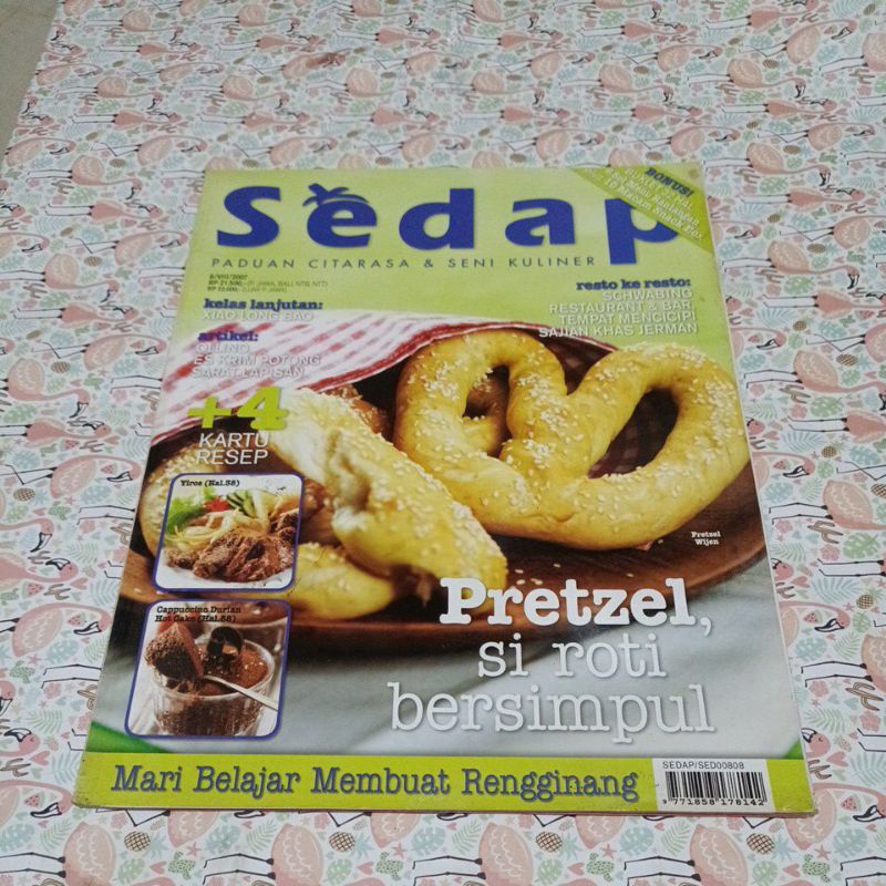 Majalah Sedap Sekejap - Pretzel, Si Roti bersimpul