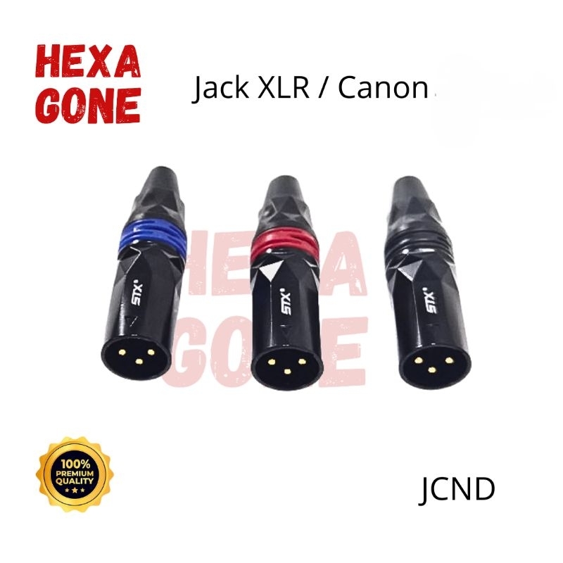 Jack XLR Canon Cowo Male STX