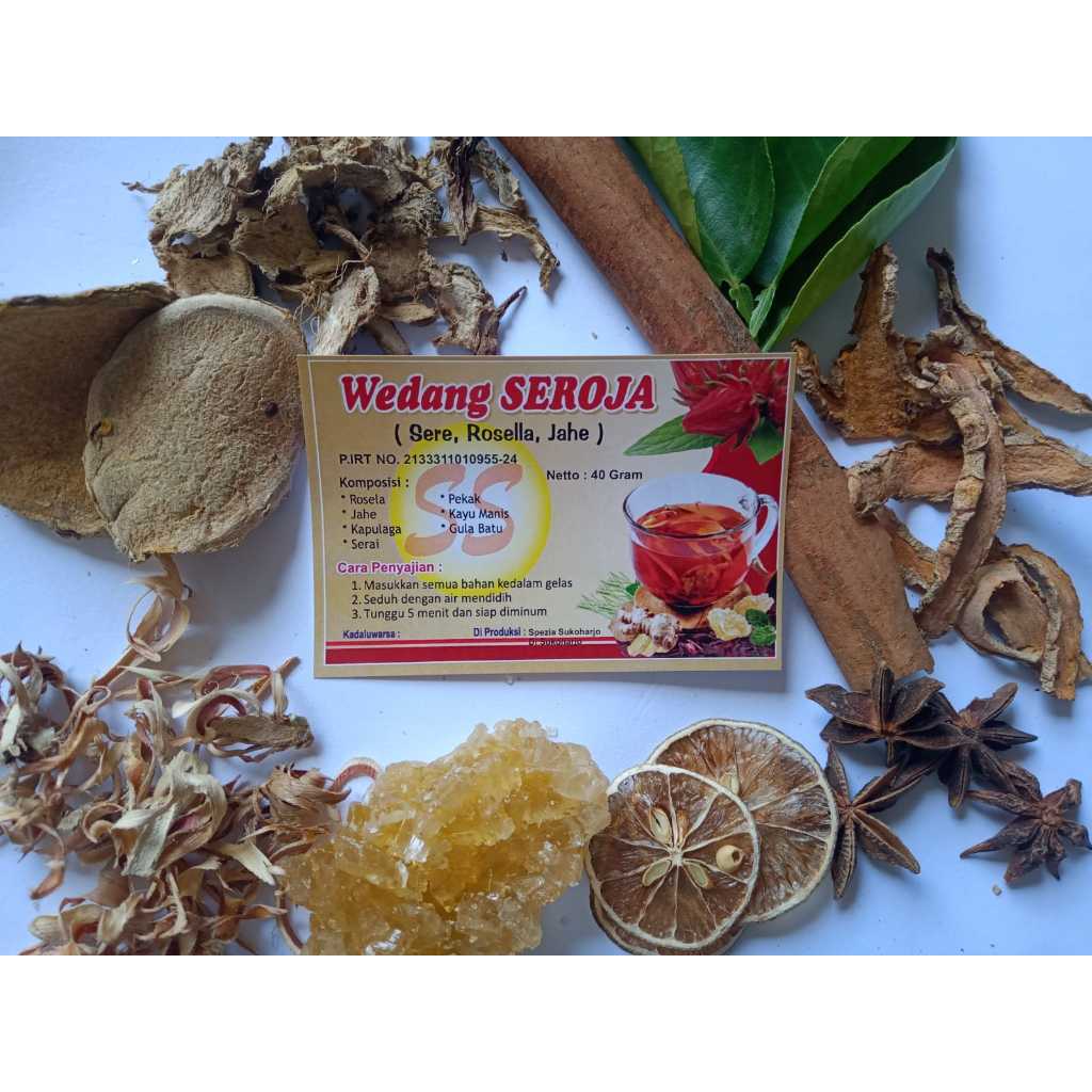 

WEDANG SEROJA SS ISI 10 BKS INCLUDE GULA BATU