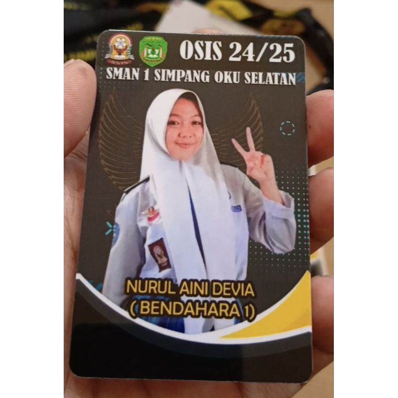 

Cetak ID card & lanyard Custom Osis Sert1f1k4t dll