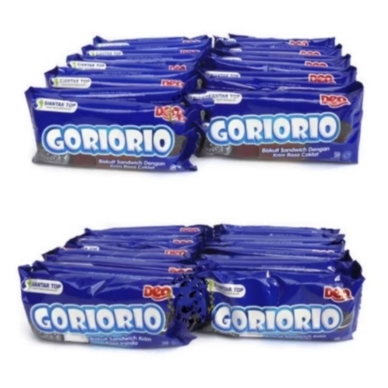 

biskuit goriorio 1renceng isi 10pcs