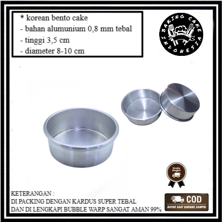 LOYANG MINI PRESS  / LOYANG KOREAN BENTO CAKE TINGGI 3,5 cm UK 8-10 CM