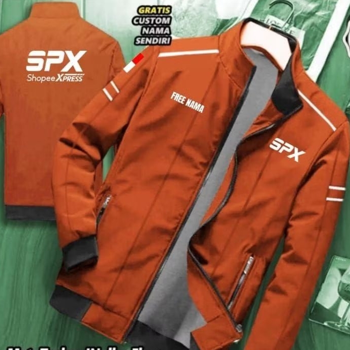 JAKET PARASUT TASLAN // JAKET KURIR SPX EXPRESS / JAKET WINTER RUBBY / JAKET KURIR PAKET / JAKET DRI