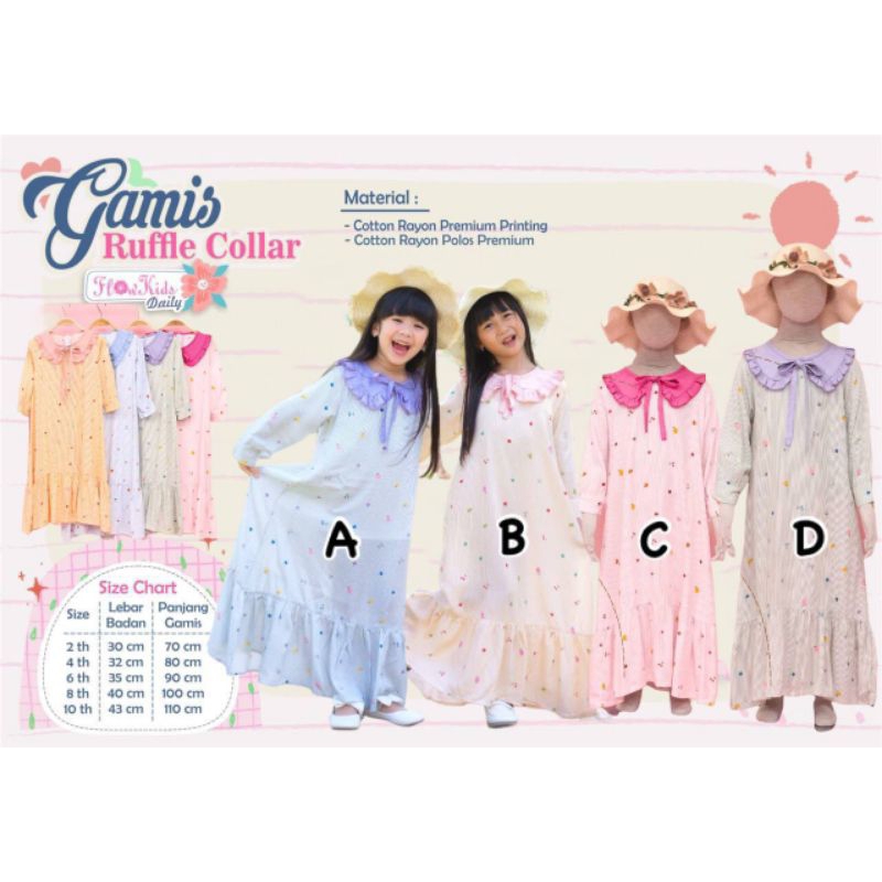 GAMIS RUFFLE FLOWKIDS