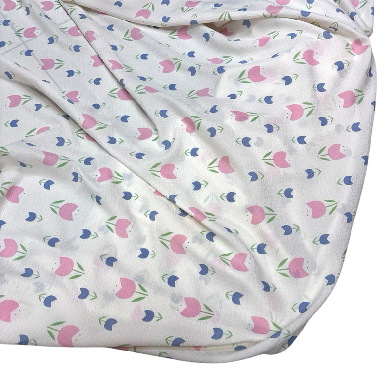 kain cringkel motif bunga premium - kain bahan ceringkel motif premium - kain motif bunga - kain met