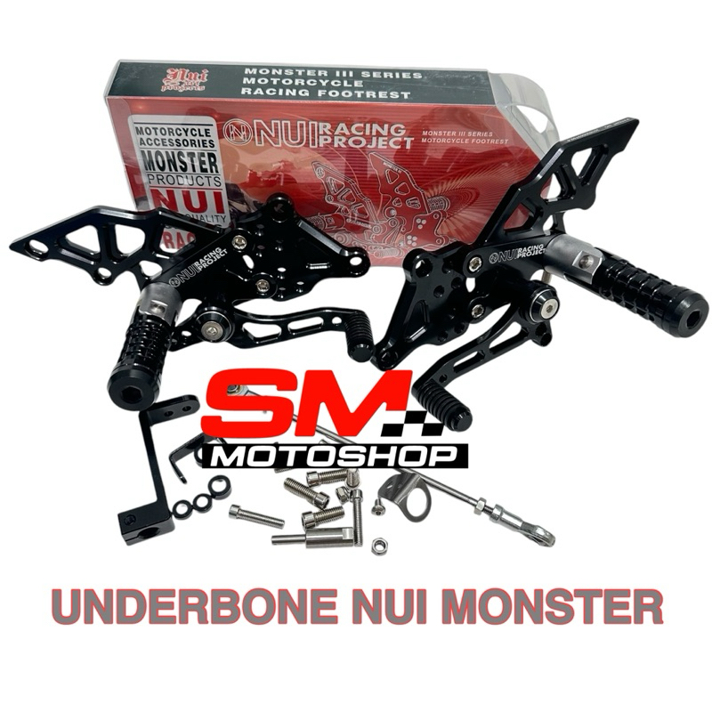 NUI RACING underbone ninja 150r ninja r rr nui monster 3 step lipat original