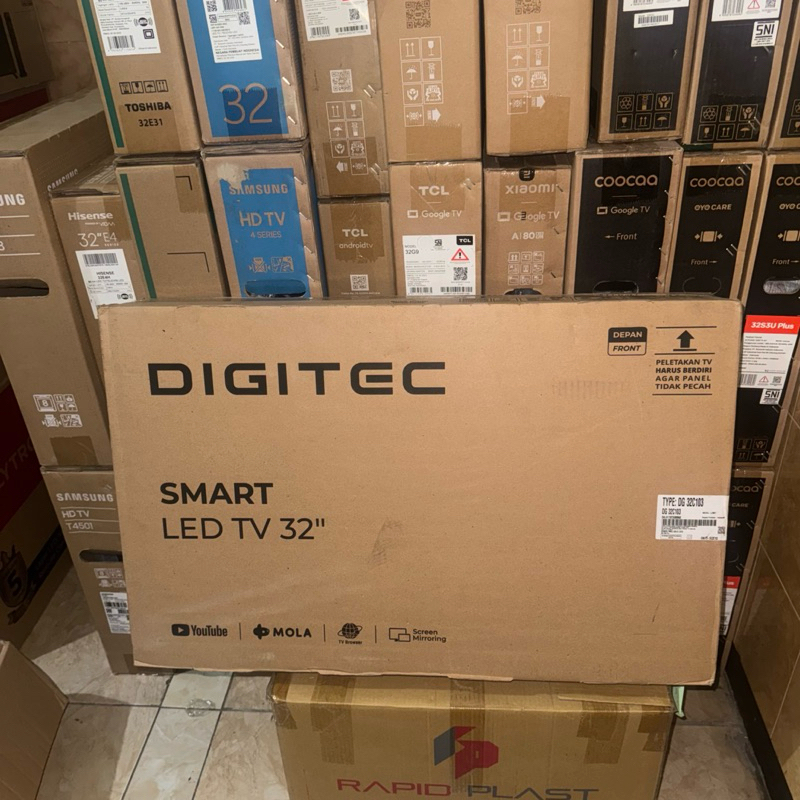 DIGITEC LED SMART TV 32 inch DG 32C103 / DG32C103 | Free VIDIO PLATINUM 1 Tahun