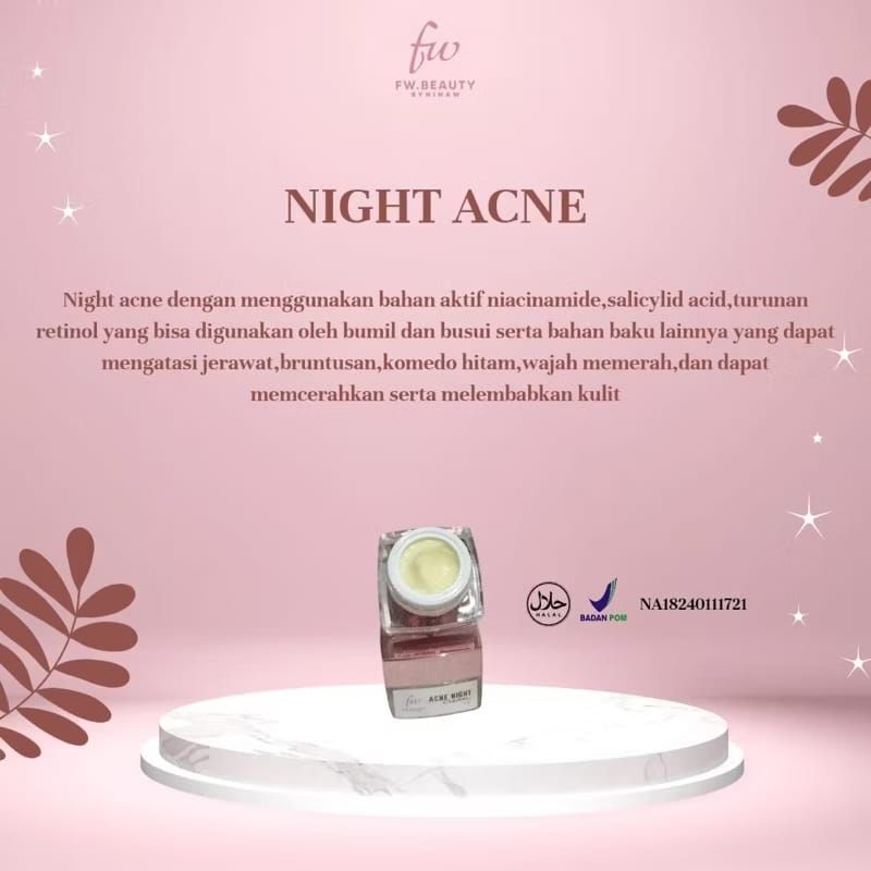 NIGHT CREAM ACNE (BPOM)