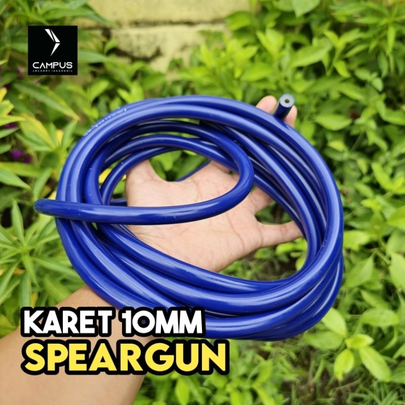 Karet Panah Ikan 10MM 3010 Biru Permeter Spearfishing Rubber Best Quality