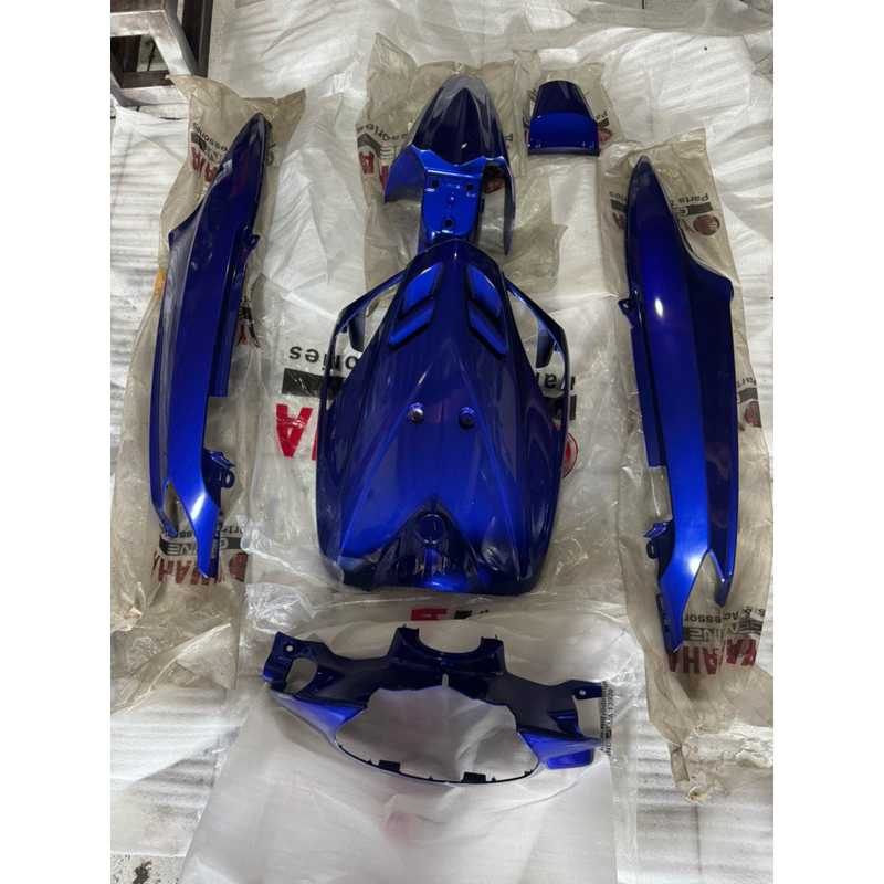 body mio biru tua sporty pullset halus cover ori