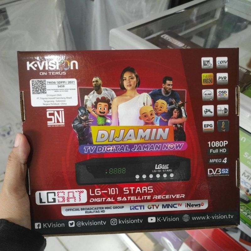 RECEIVER LG SAT STAR/ LG-101 Stars Digital Satellite Receiver KVision On Terus