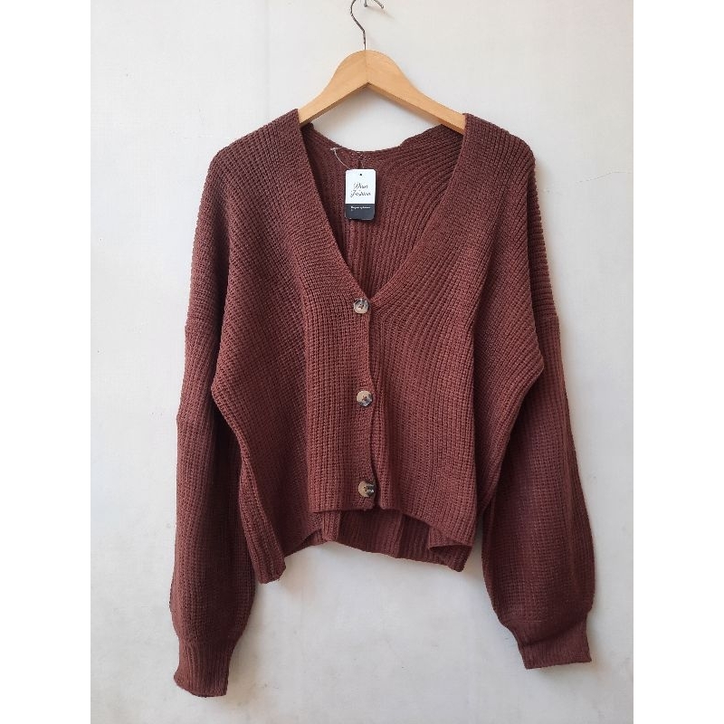 cardigan rajut import ld 110
