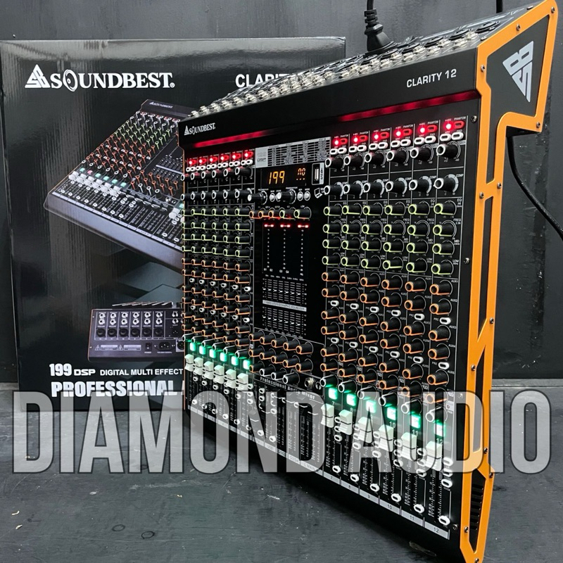 mixer soundbest clarity 12 original bluetooth mixer 12 channel clarity12 soundbest