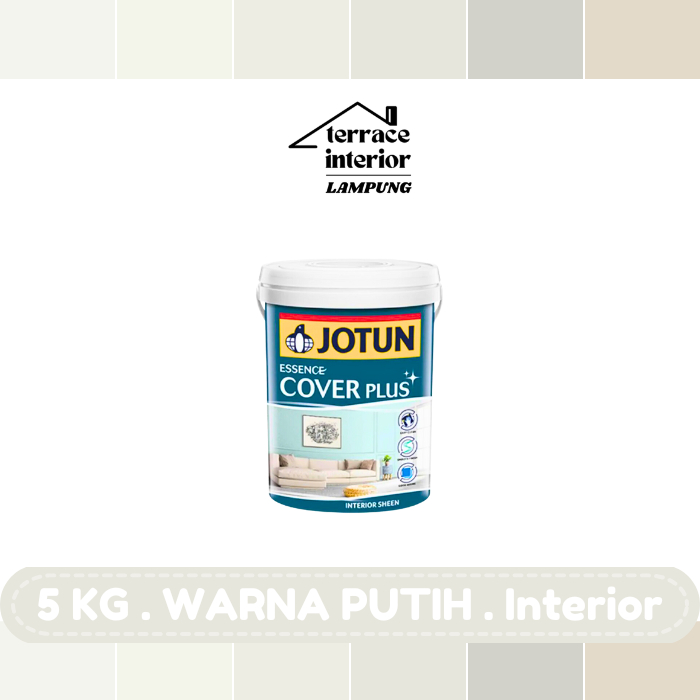 Cat Tembok Jotun Cover Plus warna Putih 5 Kg