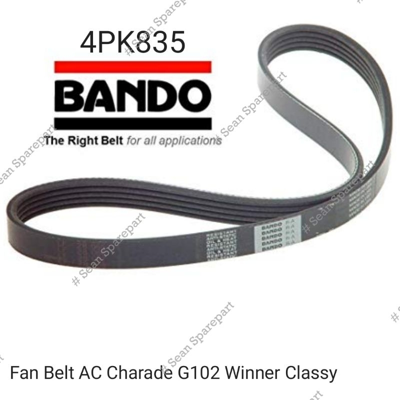 Fan Belt Tali Kipas AC Charade G102 Classy Winner 4PK835