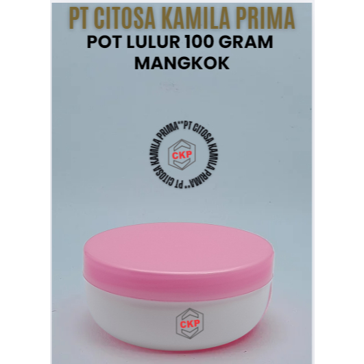Pot Lulur Mangkok 100 Gr / Pot Lulur / Pot Plastik / Cosmetic / Pot / Lulur / Pot 100 Gr