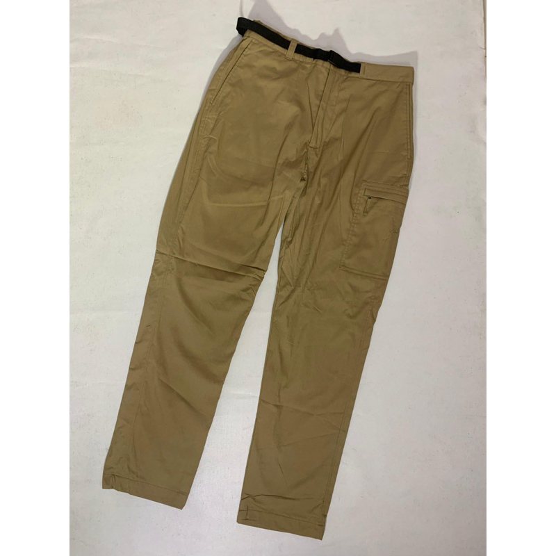 celana chinos joger uniqlo heaatech cargo pants pocket original