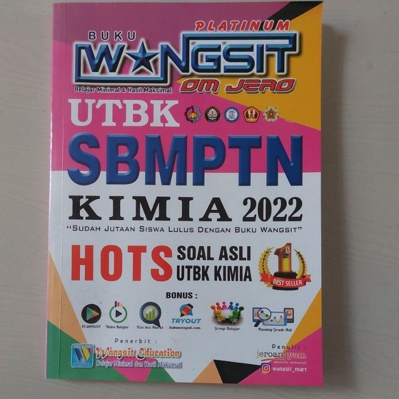 WANGSIT ORIGINAL Kimia Saintek 2022 [Preloved]