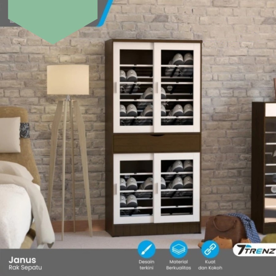 Rak sepatu besar lemari sepatu besar jumbo rak sepatu sliding