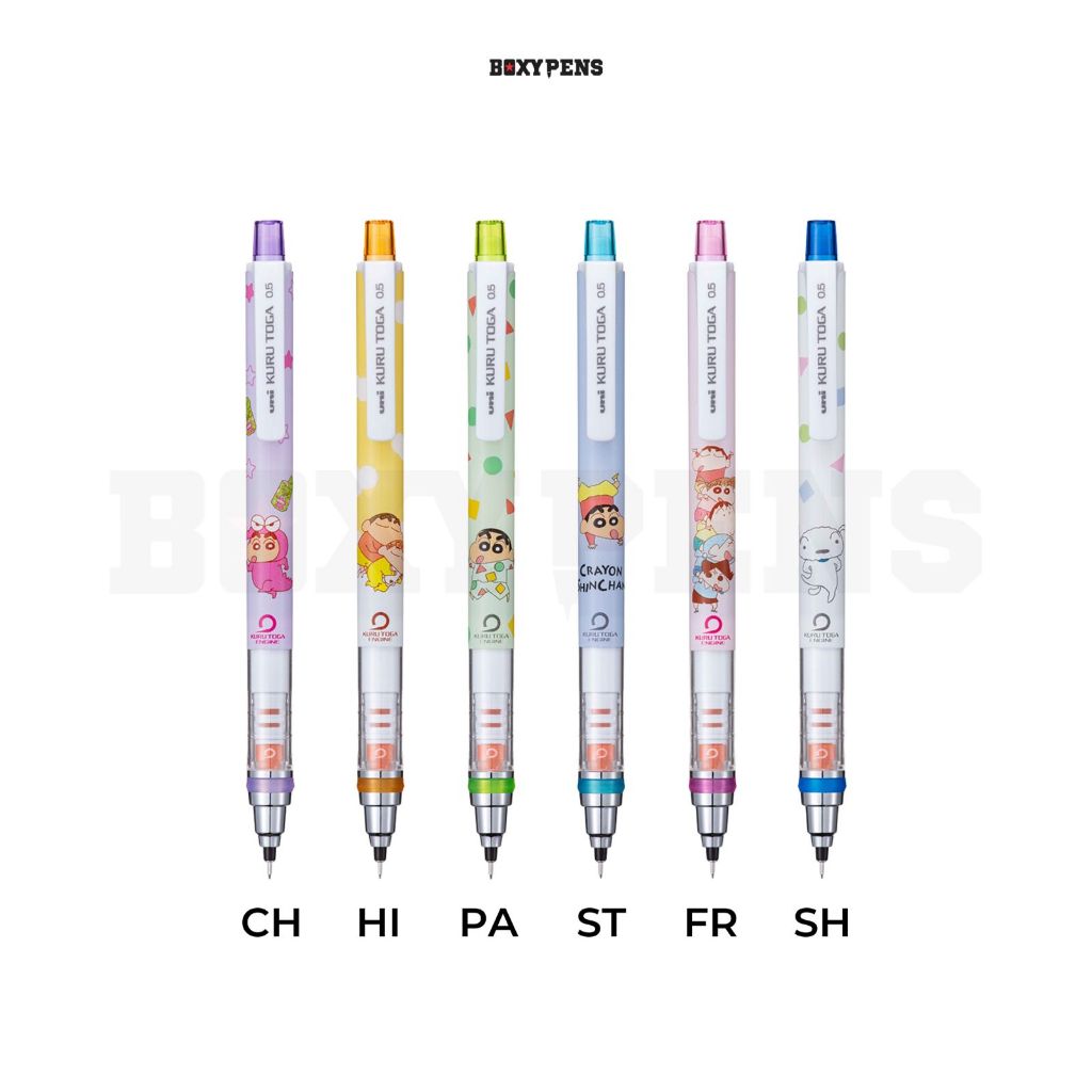 

Uni Kuru Toga Auto Lead Rotation Mechanical Pencil - 0.5 mm - Crayon Shinchan Limited Edition