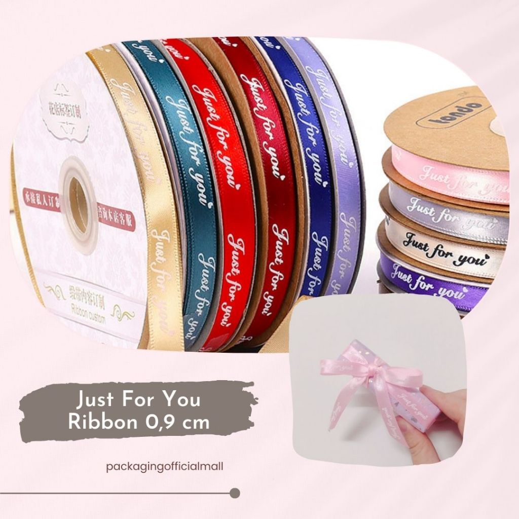 

JUST FOR YOU RIBBON 0,9 CM / Pita