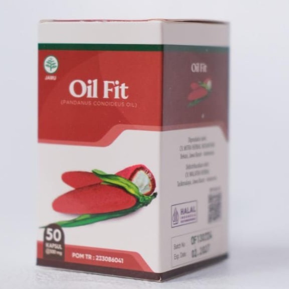 Oil Fit 100% Original - OilFit Ekstrak Buah Merah Papua Asli - 50 Kapsul