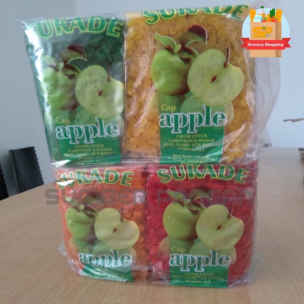 

SUKADE APPLE MIX 1kg / Manisan Pepaya