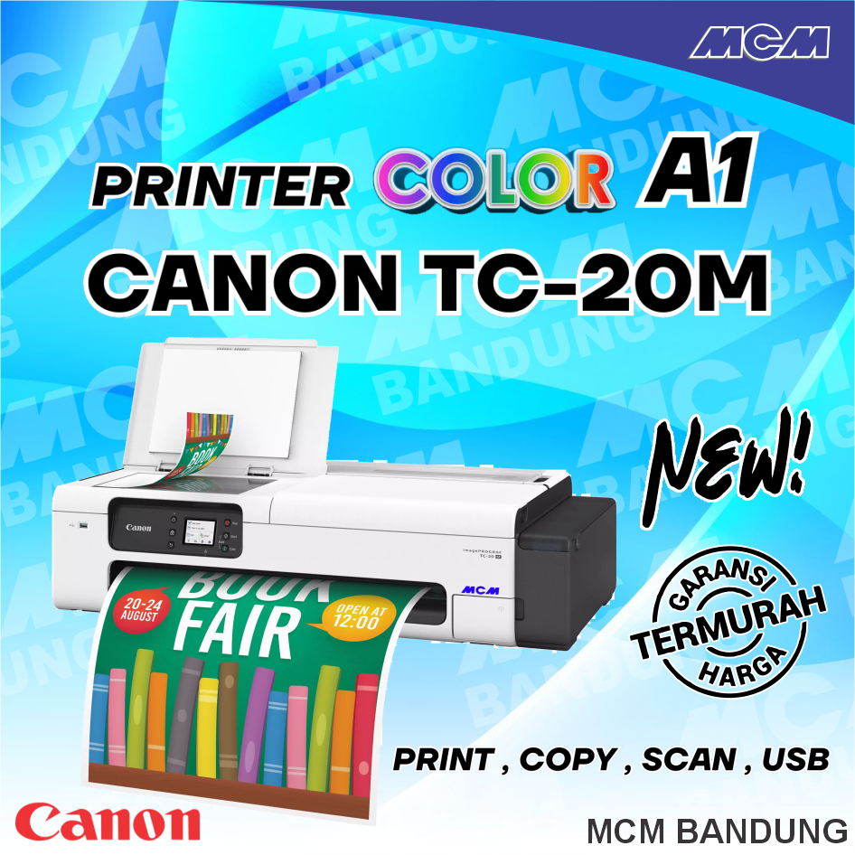 PLOTTER CANON TC-20M TC 20M DIGITAL PRINTING / CETAK FOTO / SCANNER