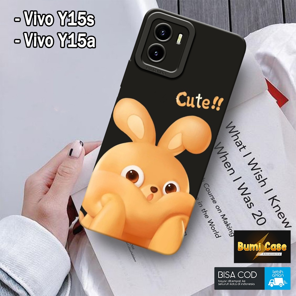 Bumi Case Vivo Y15s / Y15A - Fashion Case Kartun - Softcase Pro Camera Vivo Y15s / Y15A - Casing Hp 