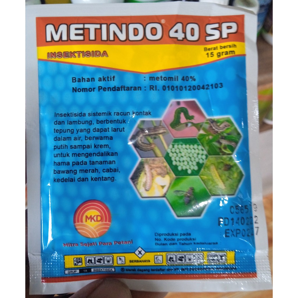 Metindo 40 SP Insektisida Bahan Aktif Metomil