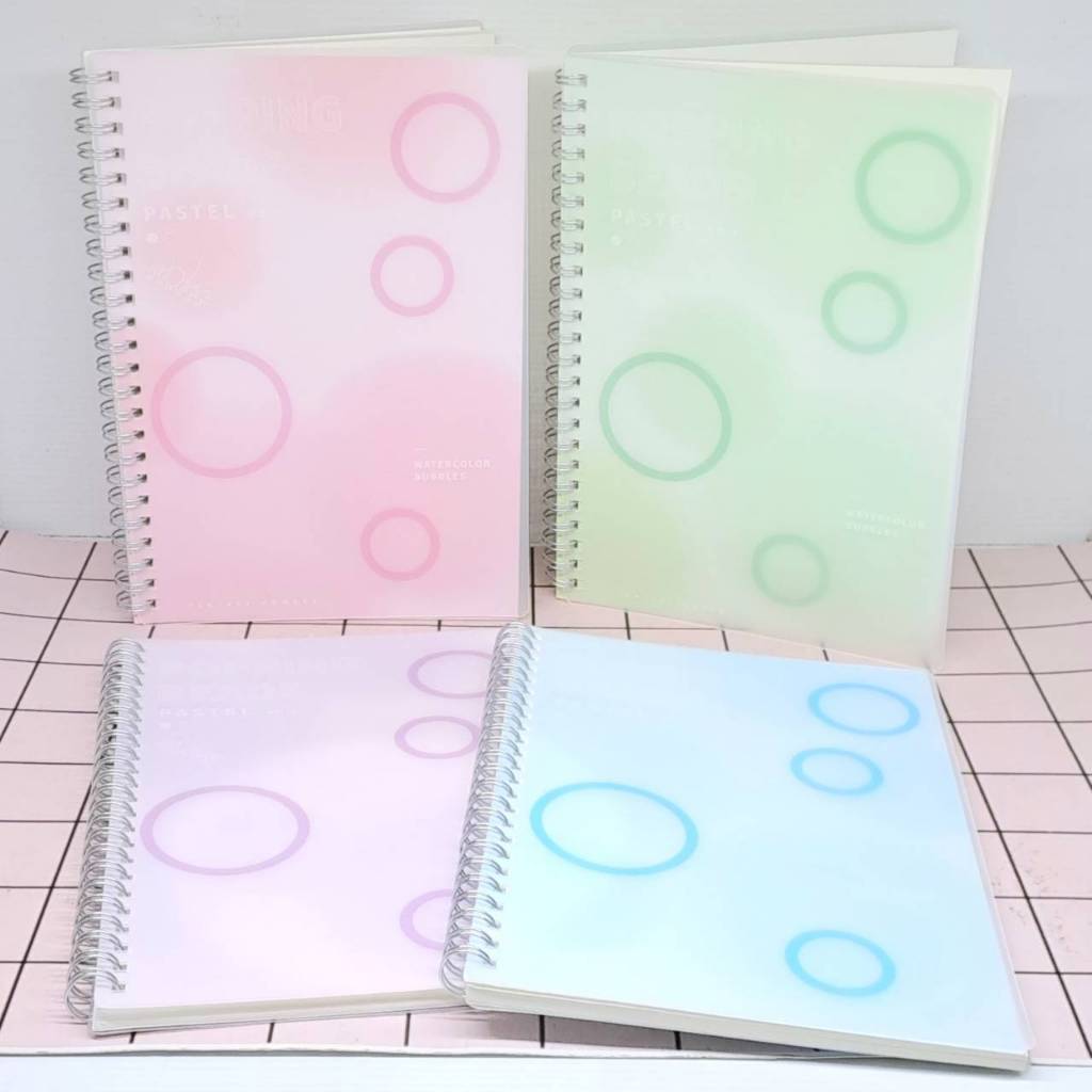 

Buku Tulis Notebook Agenda Diary Catatan Sekolah Kuliah Spiral Cover Mika A5 Pastel Korea Aesthetic