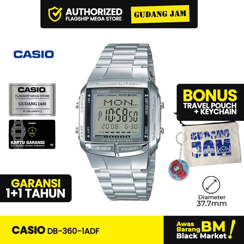 Jam Tangan Casio DB-360-1ADF DB-360-1A DB-360 DB360 DB 360