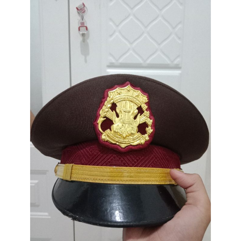 Topi Pet Pdh Taruna Akpol  Akademi Kepolisian Asli Jatah Taruna