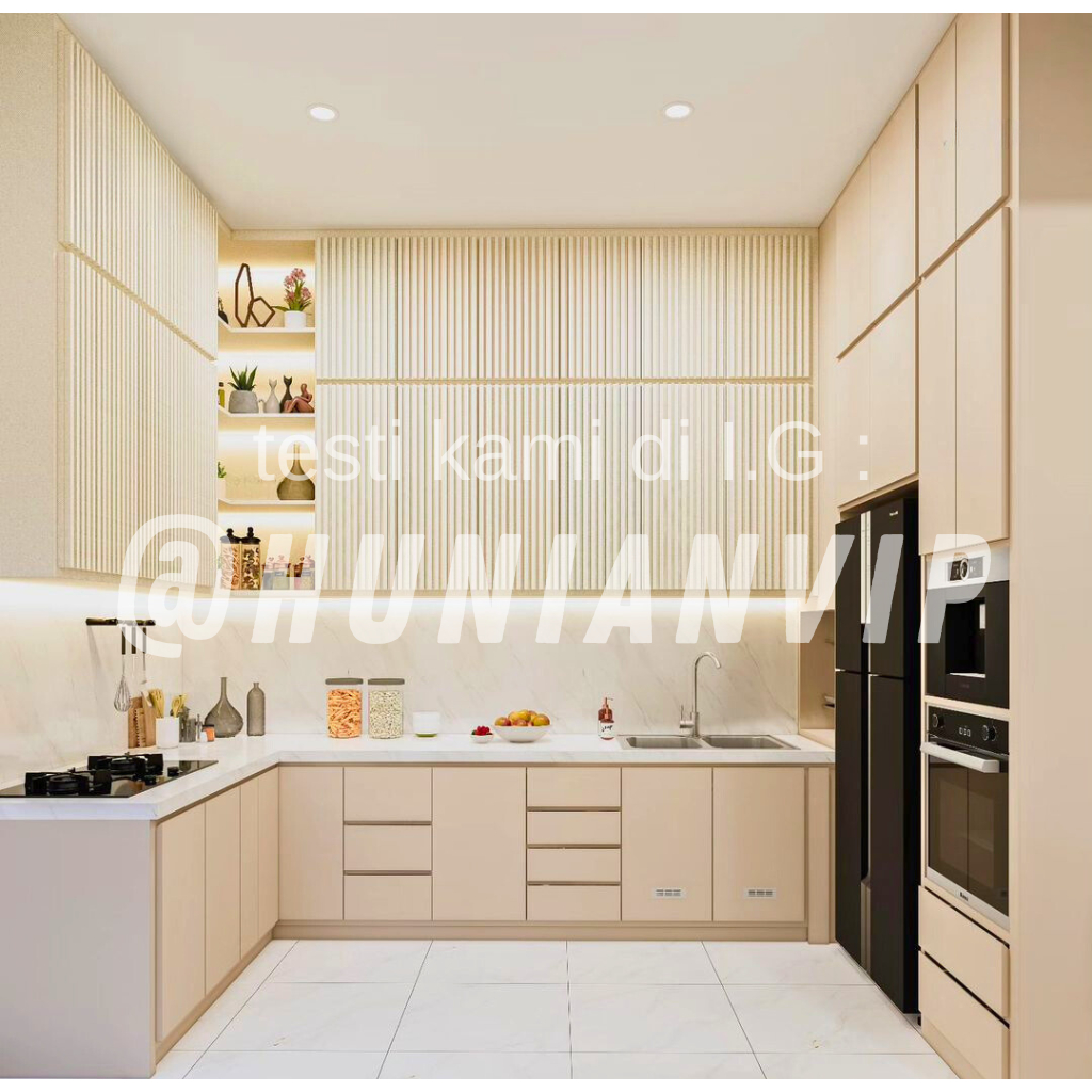 Kitchen set modern full aluminium murah bergaransi