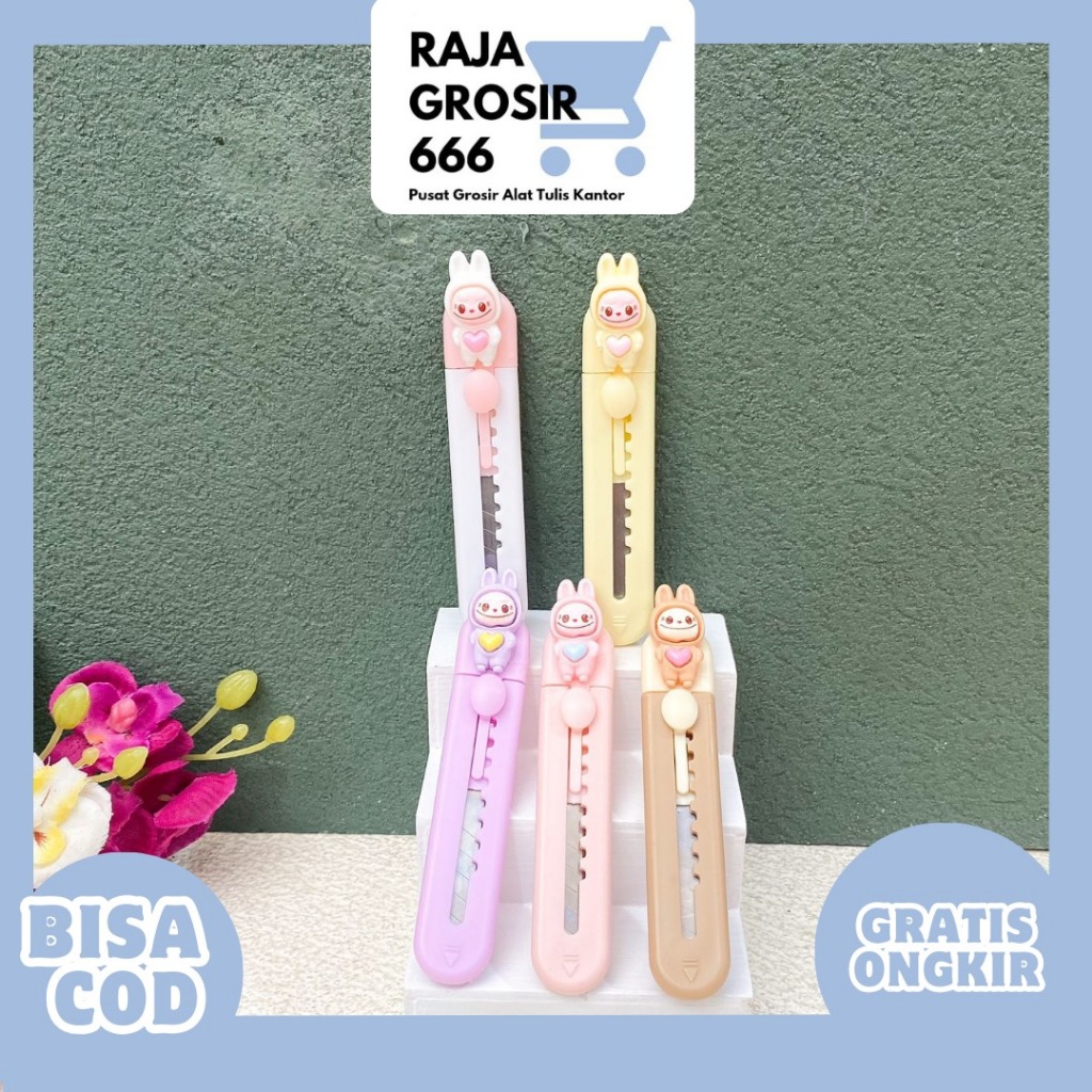 

CUTTER MINI PANJANG LABUBU MN-1684 LUCU IMUT POPMART MONSTER COD