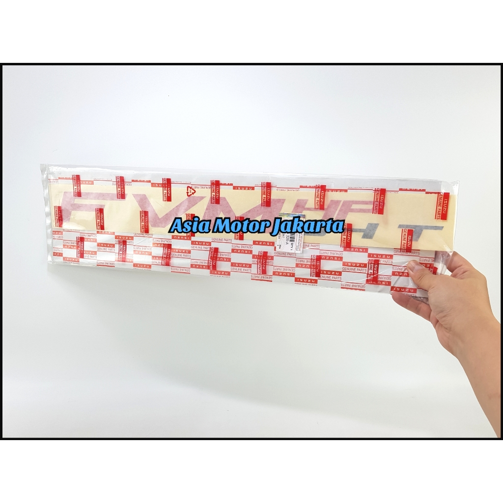 Sticker Tulisan FVM34T Asli - Truck Isuzu Giga FVM