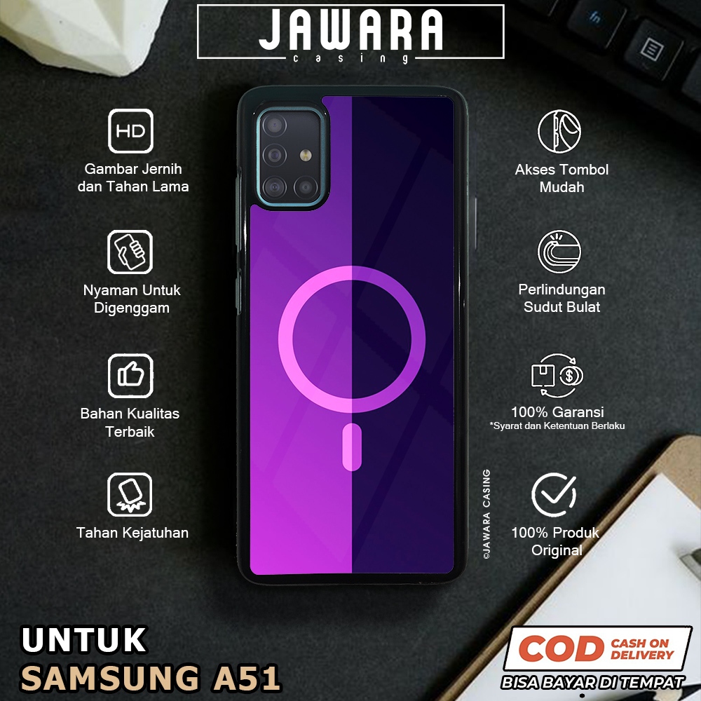 Case Samsung A51 Casing Samsung A51 [MAGS] Premium Case Glossy Case Hp Samsung Jawara Casing Hp Sams