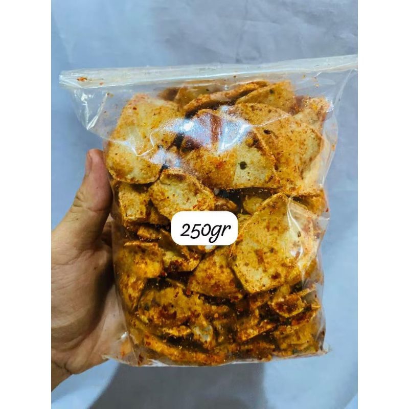 

Basreng Bulat/Koin exstra pedas daun jeruk 250gr