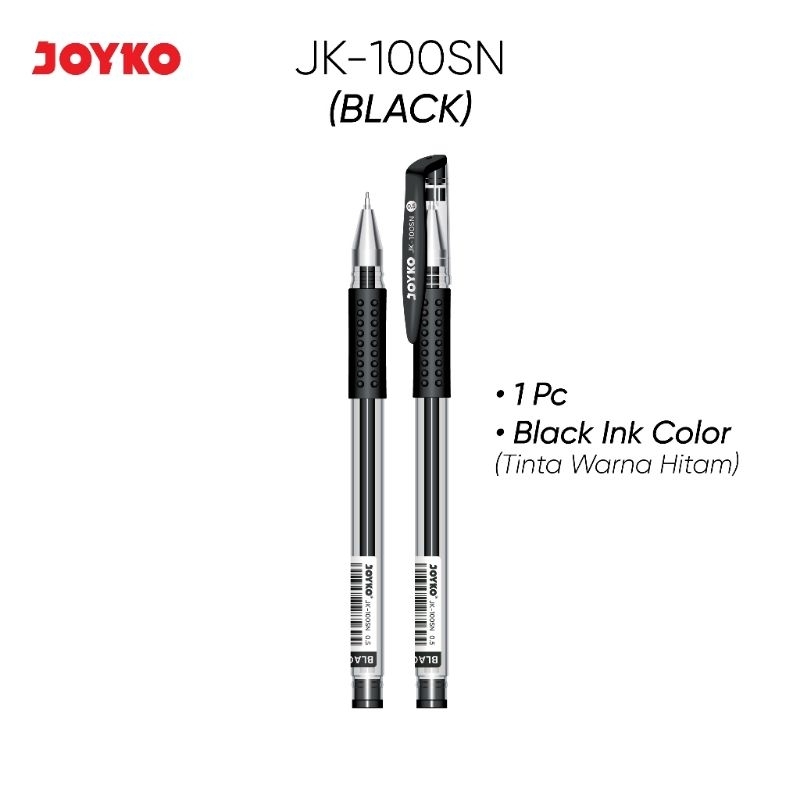 

12 Pcs Gel Pen Pulpen Pena Joyko JK-100SN 0.5 mm