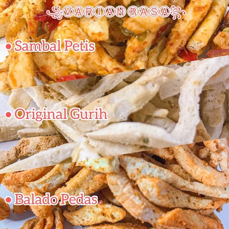 

Basreng Sambel Petis/Original Gurih/Balado Pedas