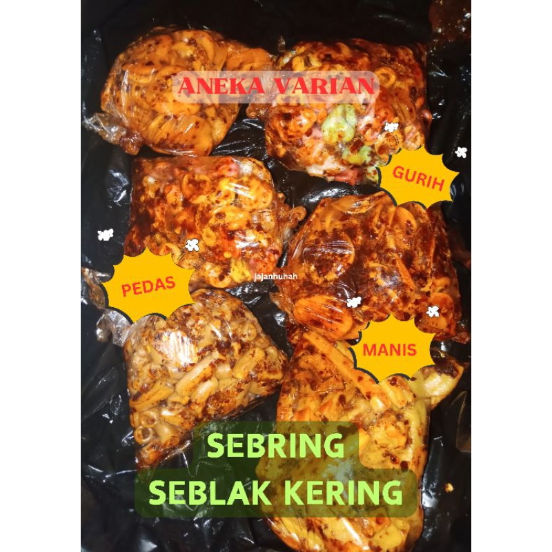 

SEBRING / SEBLAK KERING / PEDAS /MANIS/GURIH/ pembelian minimal 5 pcs