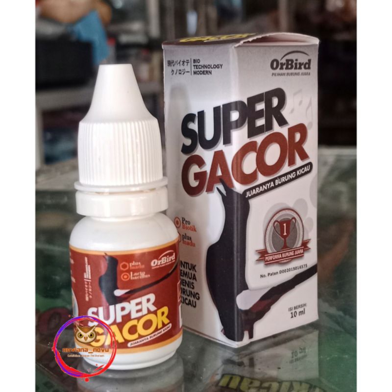 SUPER GACOR JUARANYA BURUNG KICAU NUTRISI HERBAL VITAMIN PENGGACOR BURUNG MURAI PUNGLOR CENDET