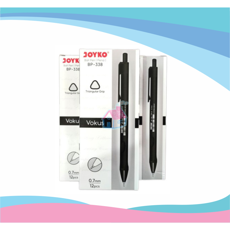 

(12 Pcs) Ballpoint Joyko Bp-338 Vokus | sikiki store