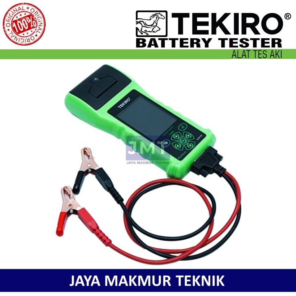 TEKIRO Alat Tes Aki/Accu 12V - 24V Battery Tester 12 V - 24 V Accu Tester Original
