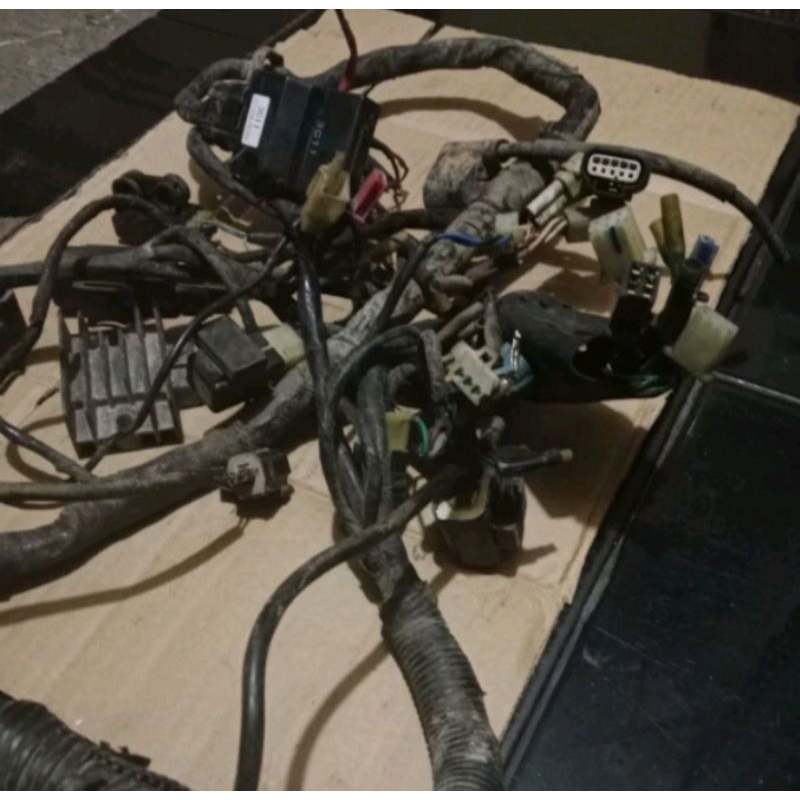 Kabel Body+ECU kiprok koil 1 paket Fulset Yamaha Vixion lama old 3C11 original copotan